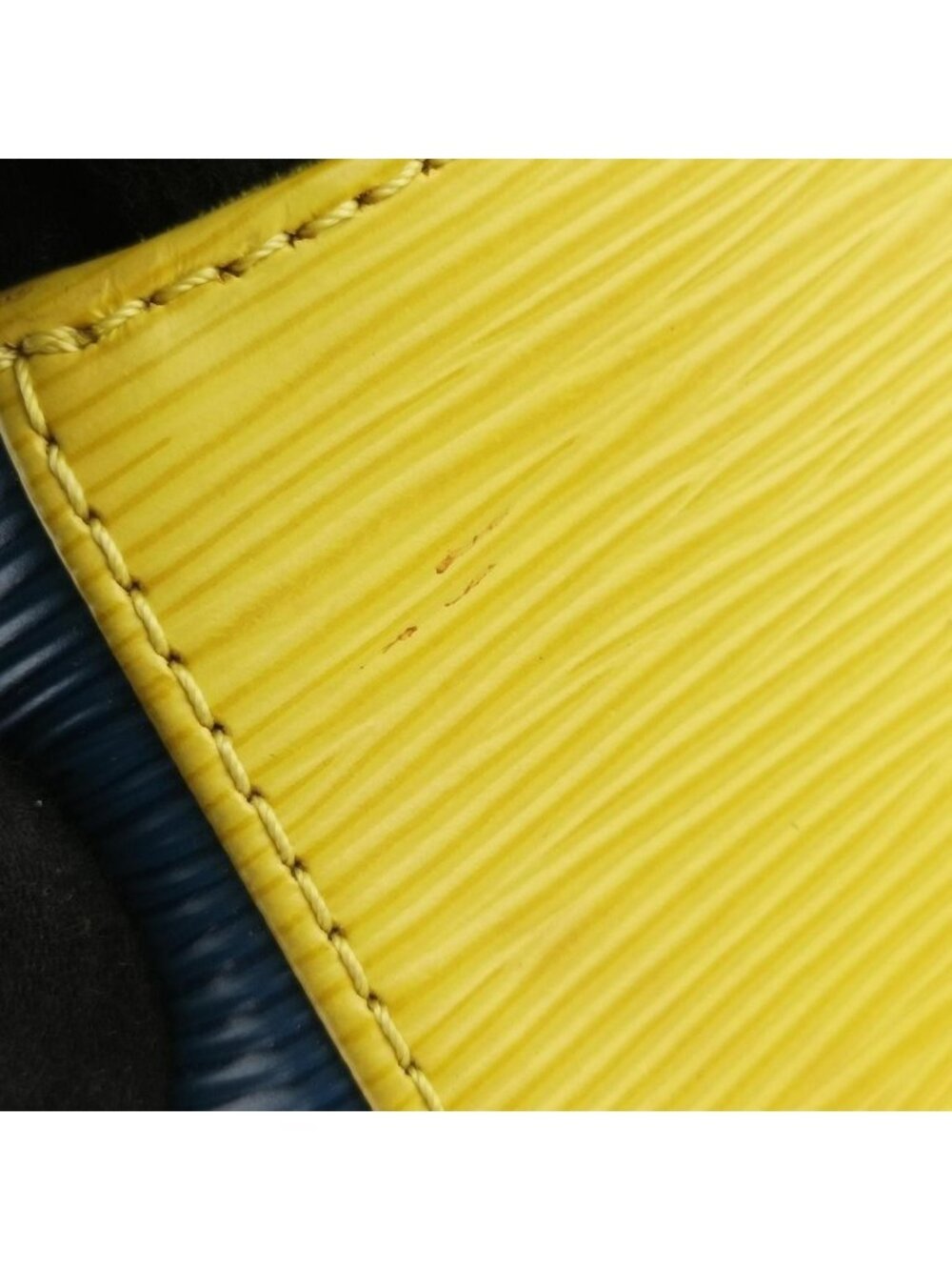 ★SOLD★ Louis Vuitton Eden PM Yellow Blue Epi Messenger Bag - Picture 15 of 15